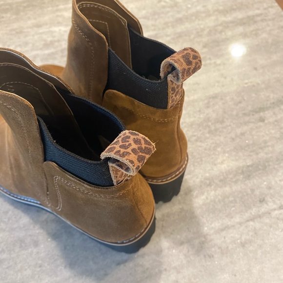 Dolce Vita Huey Boot Size 11 Cognac Suede - Picture 4 of 12